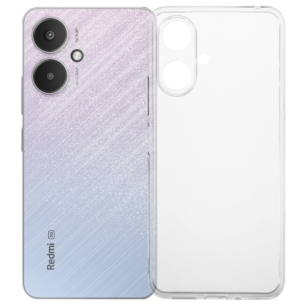EIDERWOOD Xiaomi Redmi 13C (5G) Fleksibelt Plastik Cover - Gennemsigtig