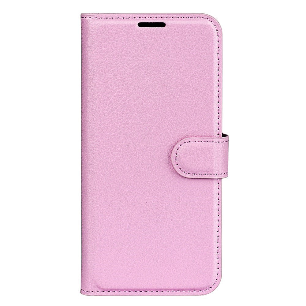 EIDERWOOD Google Pixel 9 Pro XL Litchi Læder Cover m. Pung - Lyserød