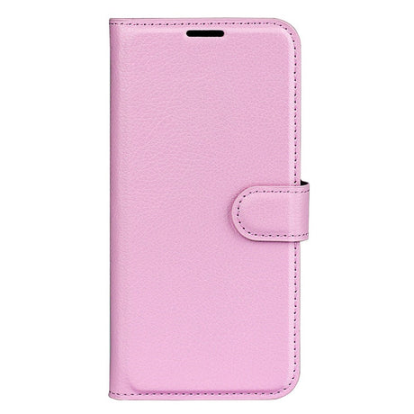 EIDERWOOD Google Pixel 9 Pro XL Litchi Læder Cover m. Pung - Lyserød