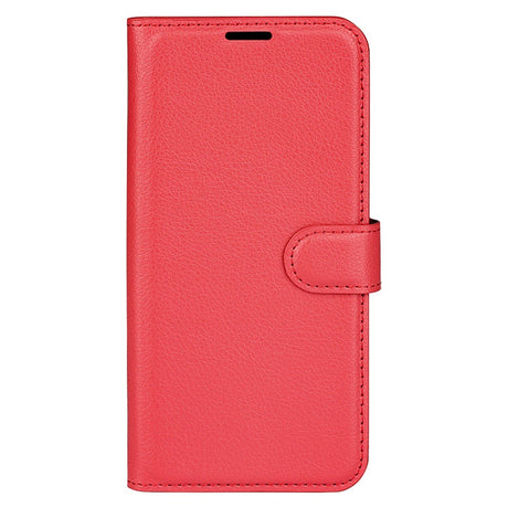 EIDERWOOD Google Pixel 9 Pro XL Litchi Læder Cover m. Pung - Rød