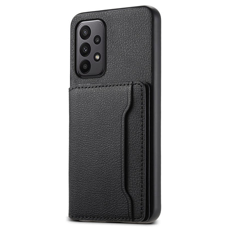 EIDERWOOD Samsung Galaxy A23 / A23 (5G) Hybrid Kunstlæder Cover m. Kortholder - Sort