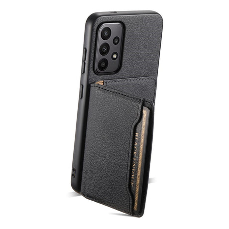 EIDERWOOD Samsung Galaxy A23 / A23 (5G) Hybrid Kunstlæder Cover m. Kortholder - Sort