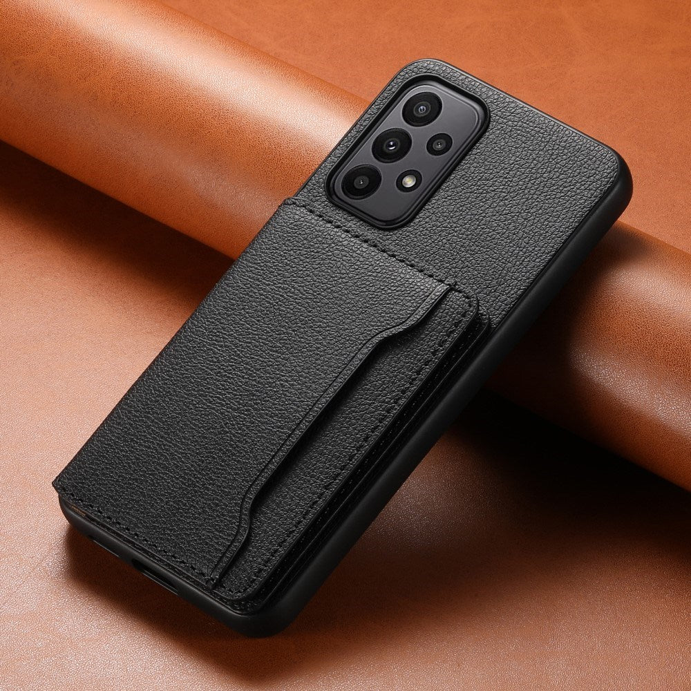 EIDERWOOD Samsung Galaxy A23 / A23 (5G) Hybrid Kunstlæder Cover m. Kortholder - Sort