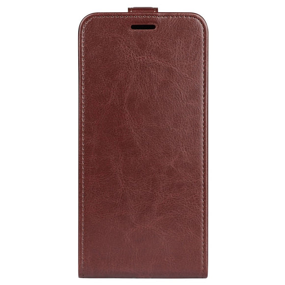 EIDERWOOD Xiaomi 14 Ultra Vertikalt Læder Cover m. Kortholder - Brun