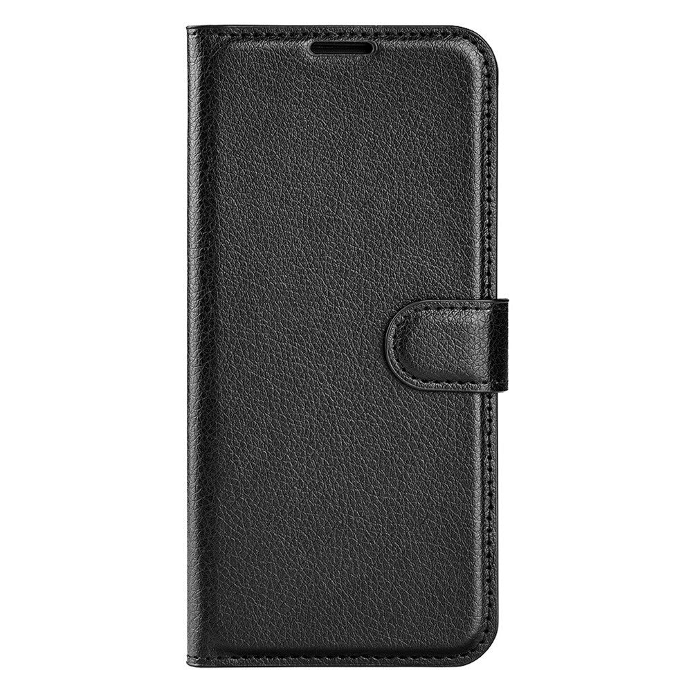 EIDERWOOD Asus Zenfone 11 Ultra Litchi Læder Flip Cover m. Pung - Sort