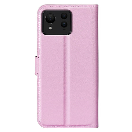 EIDERWOOD Asus Zenfone 11 Ultra Litchi Læder Flip Cover m. Pung - Pink