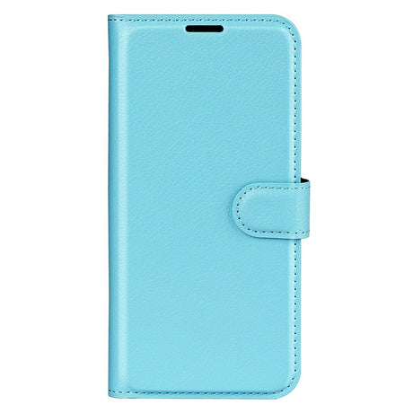 EIDERWOOD Asus Zenfone 11 Ultra Litchi Læder Flip Cover m. Pung - Blå