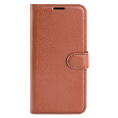 EIDERWOOD Asus Zenfone 11 Ultra Litchi Læder Flip Cover m. Pung - Brun