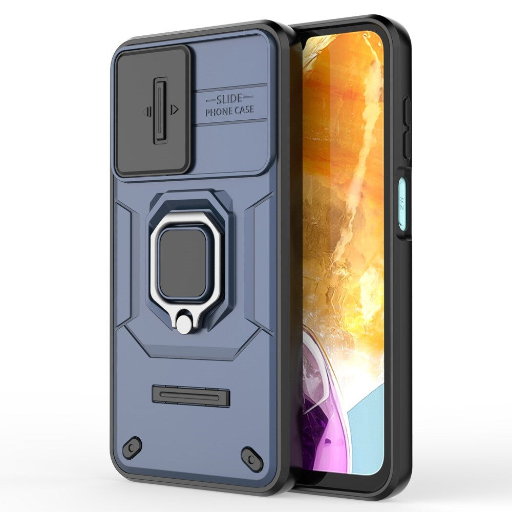 EIDERWOOD Samsung Galaxy M15 (5G) Håndværker Cover m. Magnetisk Kickstand & Cam Slider - Blå