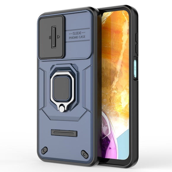 EIDERWOOD Samsung Galaxy M15 (5G) Håndværker Cover m. Magnetisk Kickstand & Cam Slider - Blå