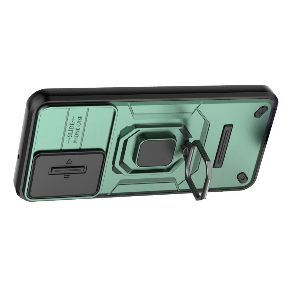 EIDERWOOD Samsung Galaxy M15 (5G) Håndværker Cover m. Magnetisk Kickstand & Cam Slider - Grøn