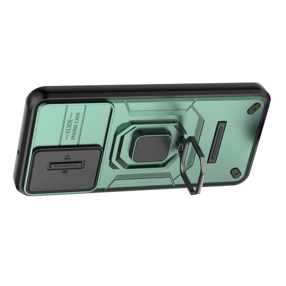 EIDERWOOD Samsung Galaxy M15 (5G) Håndværker Cover m. Magnetisk Kickstand & Cam Slider - Grøn