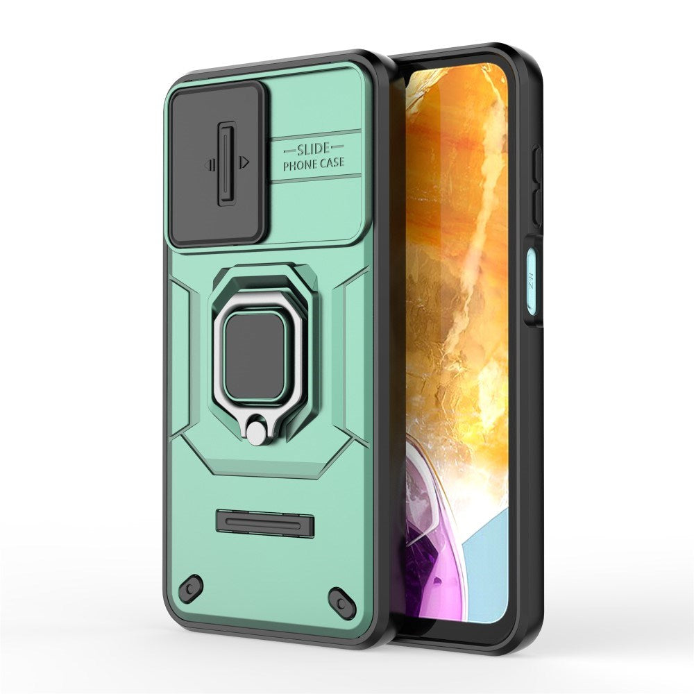 EIDERWOOD Samsung Galaxy M15 (5G) Håndværker Cover m. Magnetisk Kickstand & Cam Slider - Grøn