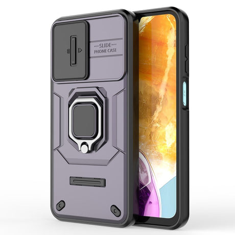 EIDERWOOD Samsung Galaxy M15 (5G) Håndværker Cover m. Magnetisk Kickstand & Cam Slider - Lilla