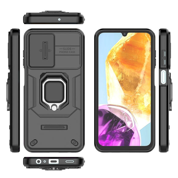EIDERWOOD Samsung Galaxy M15 (5G) Håndværker Cover m. Magnetisk Kickstand & Cam Slider - Sort