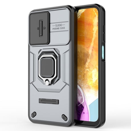 EIDERWOOD Samsung Galaxy M15 (5G) Håndværker Cover m. Magnetisk Kickstand & Cam Slider - Grå