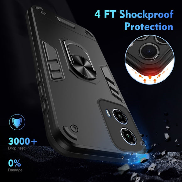 EIDERWOOD Motorola Moto G34 Håndværker Cover m. Kickstand - Sort