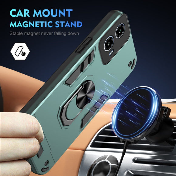 EIDERWOOD Motorola Moto G34 Håndværker Cover m. Kickstand - Grøn
