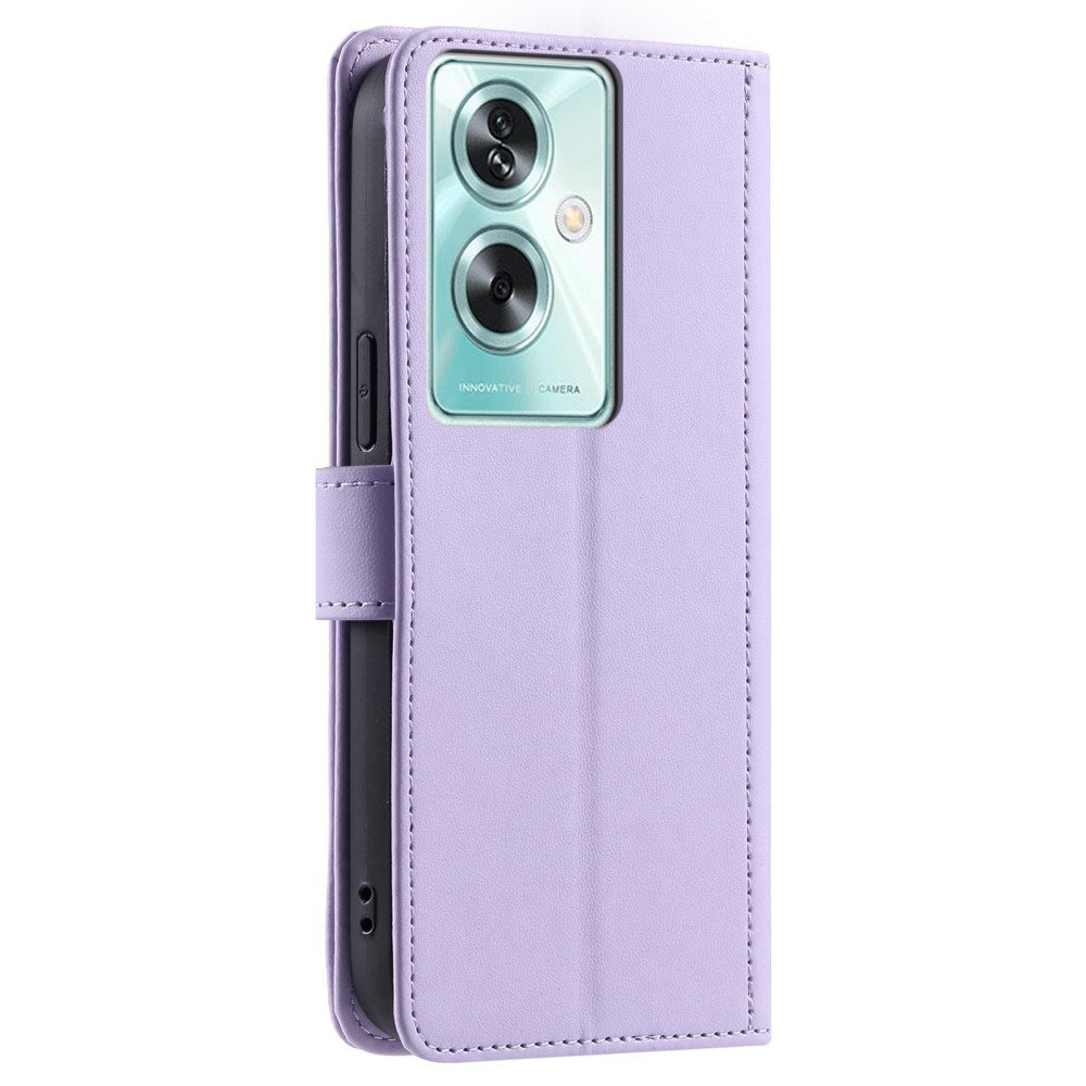 EIDERWOOD OnePlus Nord N30 SE (5G) / OPPO A79 (5G) / A2 (5G) Læder Flip Cover m. Strop & Crossbody Taske Funktion - Lilla