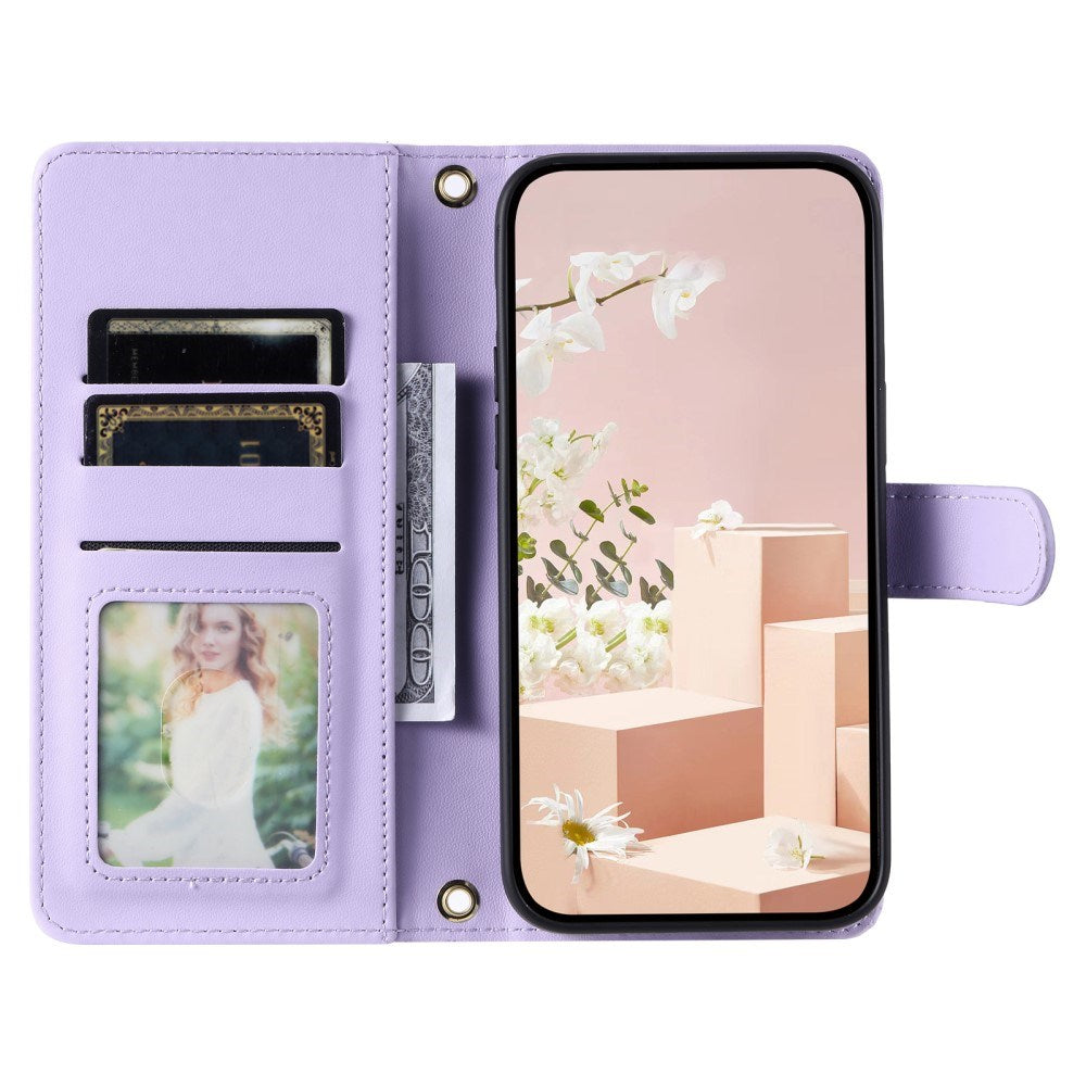 EIDERWOOD OnePlus Nord N30 SE (5G) / OPPO A79 (5G) / A2 (5G) Læder Flip Cover m. Strop & Crossbody Taske Funktion - Lilla