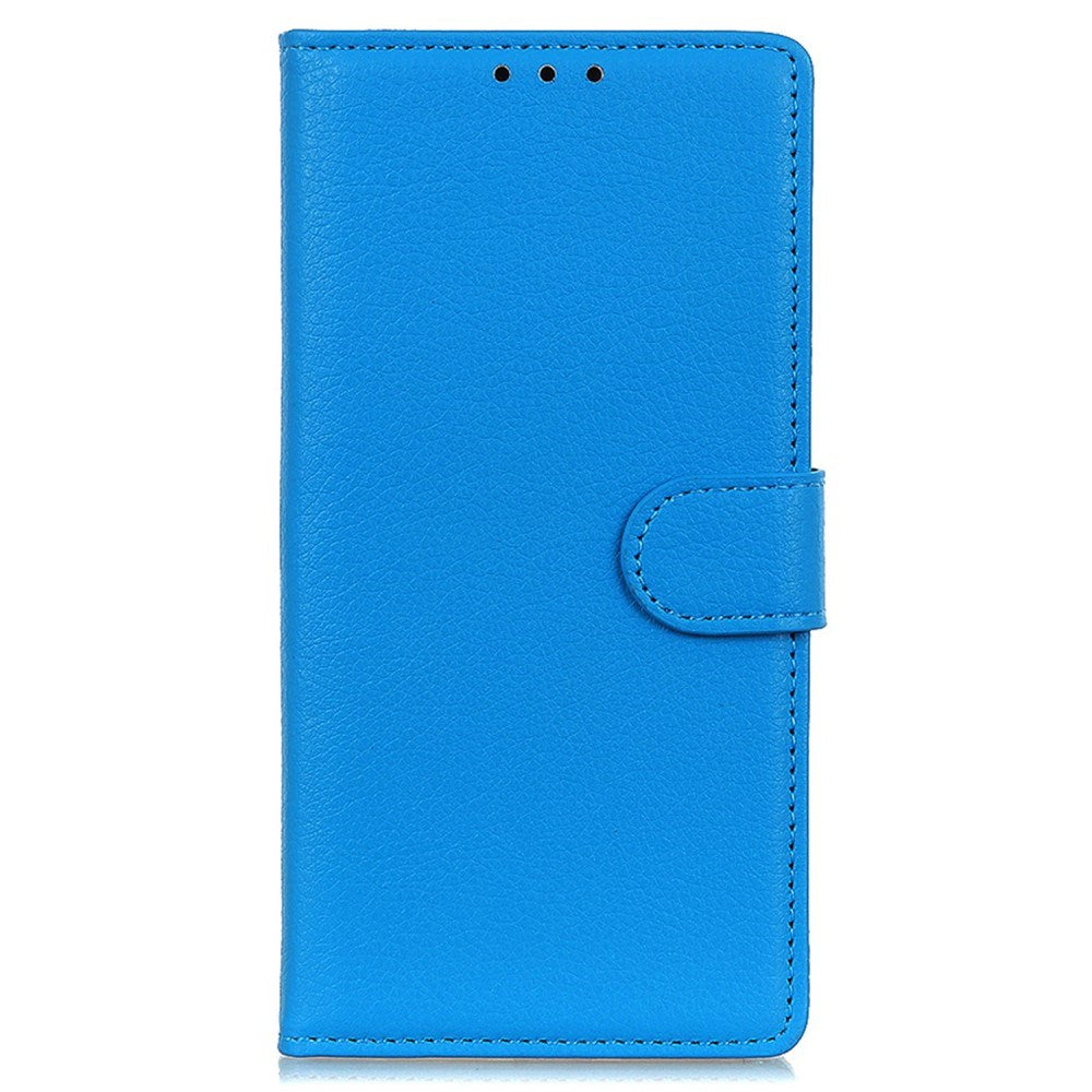 EIDERWOOD Google Pixel 10 / 10 Pro / 9 / 9 Pro Litchi Kunstlæder Cover m. Pung - Blå