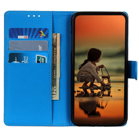 EIDERWOOD OnePlus Nord CE4 (5G) Litchi Læder Cover m. Pung - Blå