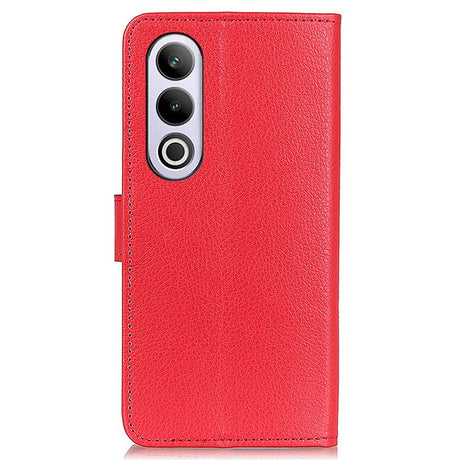 EIDERWOOD OnePlus Nord CE4 (5G) Litchi Læder Cover m. Pung - Rød
