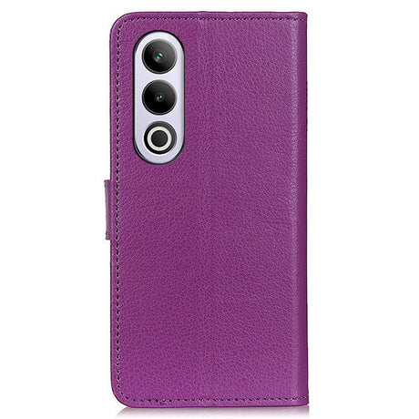 EIDERWOOD OnePlus Nord CE4 (5G) Litchi Læder Cover m. Pung - Lilla