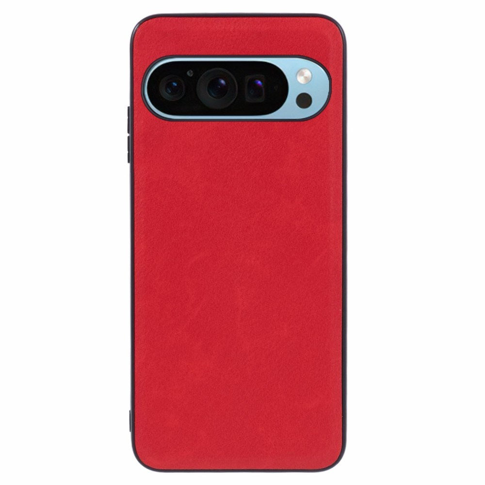 EIDERWOOD Google Pixel 9 Pro XL Læderbelagt Plastik Cover - Rød