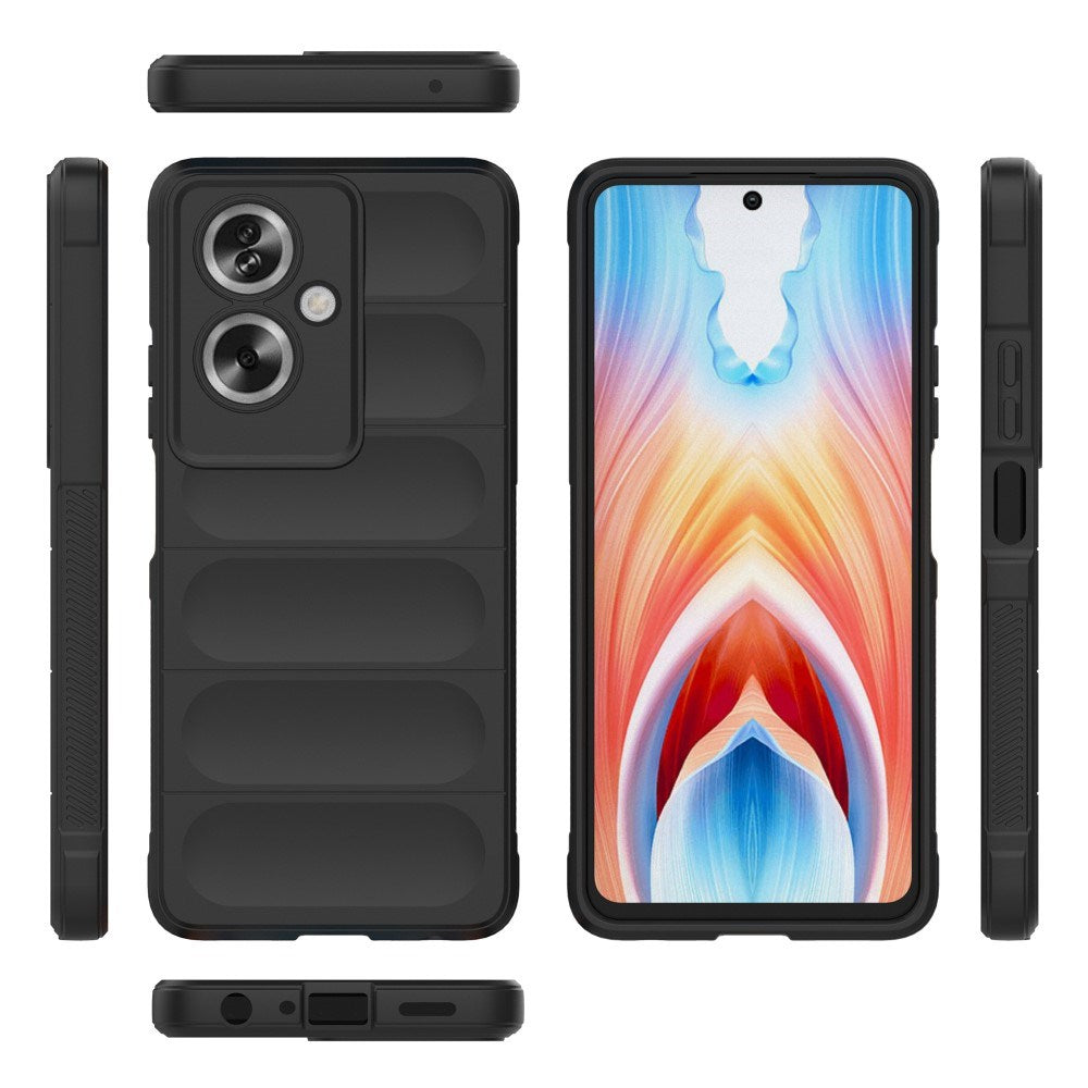 EIDERWOOD OPPO A79 (5G) / A2 (5G) Fleksibelt Plastik Cover - Sort