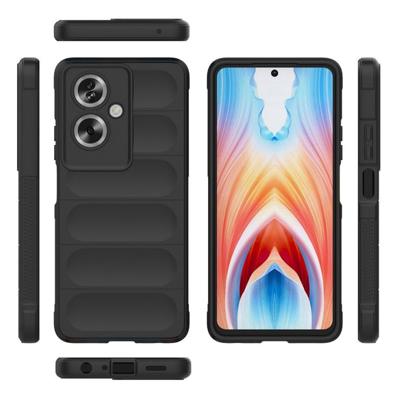 EIDERWOOD OPPO A79 (5G) / A2 (5G) Fleksibelt Plastik Cover - Sort