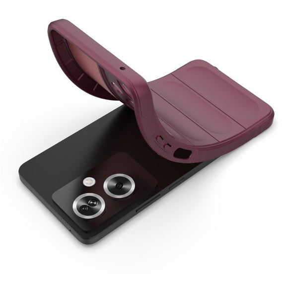 EIDERWOOD OPPO A79 (5G) / A2 (5G) Fleksibelt Plastik Cover - Vinrød