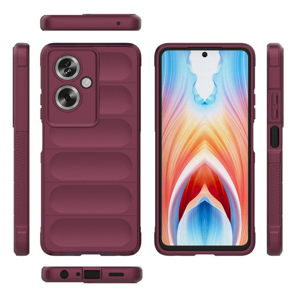 EIDERWOOD OPPO A79 (5G) / A2 (5G) Fleksibelt Plastik Cover - Vinrød