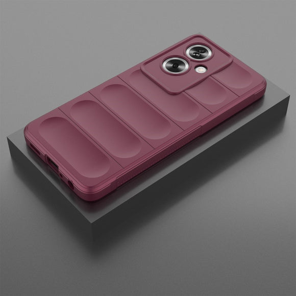 EIDERWOOD OPPO A79 (5G) / A2 (5G) Fleksibelt Plastik Cover - Vinrød