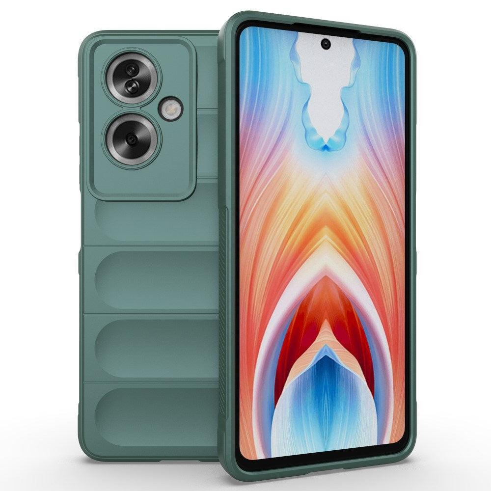 EIDERWOOD OPPO A79 (5G) / A2 (5G) Fleksibelt Plastik Cover - Grøn
