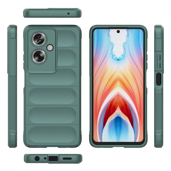 EIDERWOOD OPPO A79 (5G) / A2 (5G) Fleksibelt Plastik Cover - Grøn