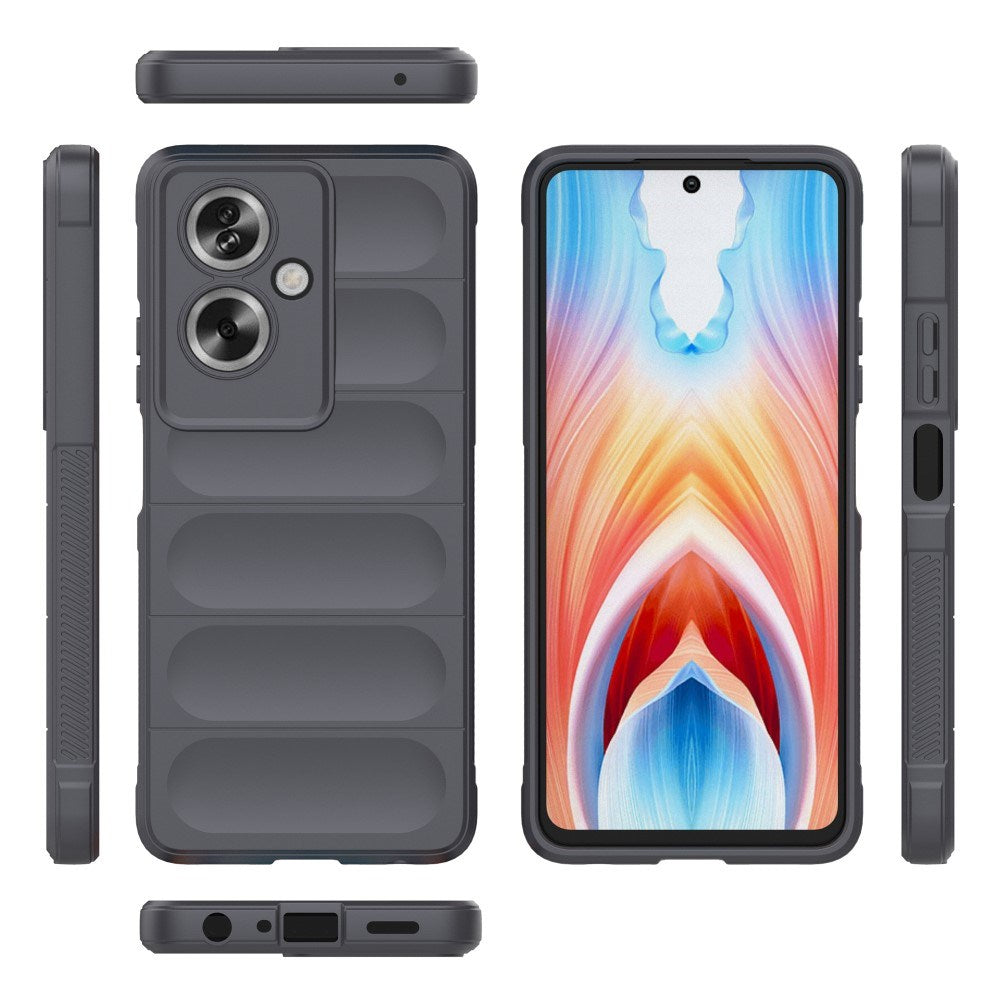 EIDERWOOD OPPO A79 (5G) / A2 (5G) Fleksibelt Plastik Cover - Grå
