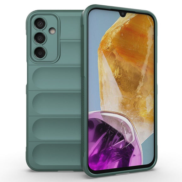EIDERWOOD Samsung Galaxy M15 (5G) Fleksibelt Plastik Cover - Grøn