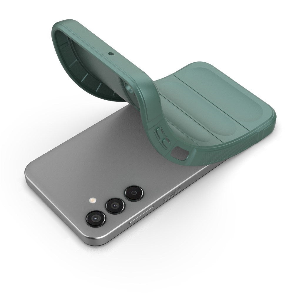EIDERWOOD Samsung Galaxy M15 (5G) Fleksibelt Plastik Cover - Grøn