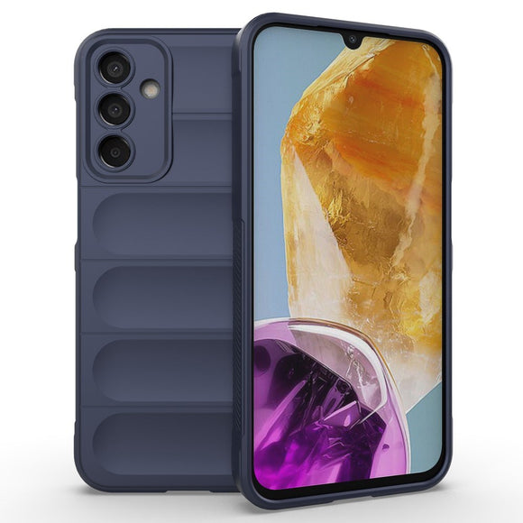 EIDERWOOD Samsung Galaxy M15 (5G) Fleksibelt Plastik Cover - Mørkeblå
