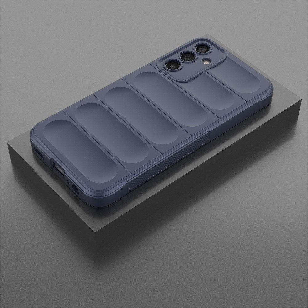 EIDERWOOD Samsung Galaxy M15 (5G) Fleksibelt Plastik Cover - Mørkeblå