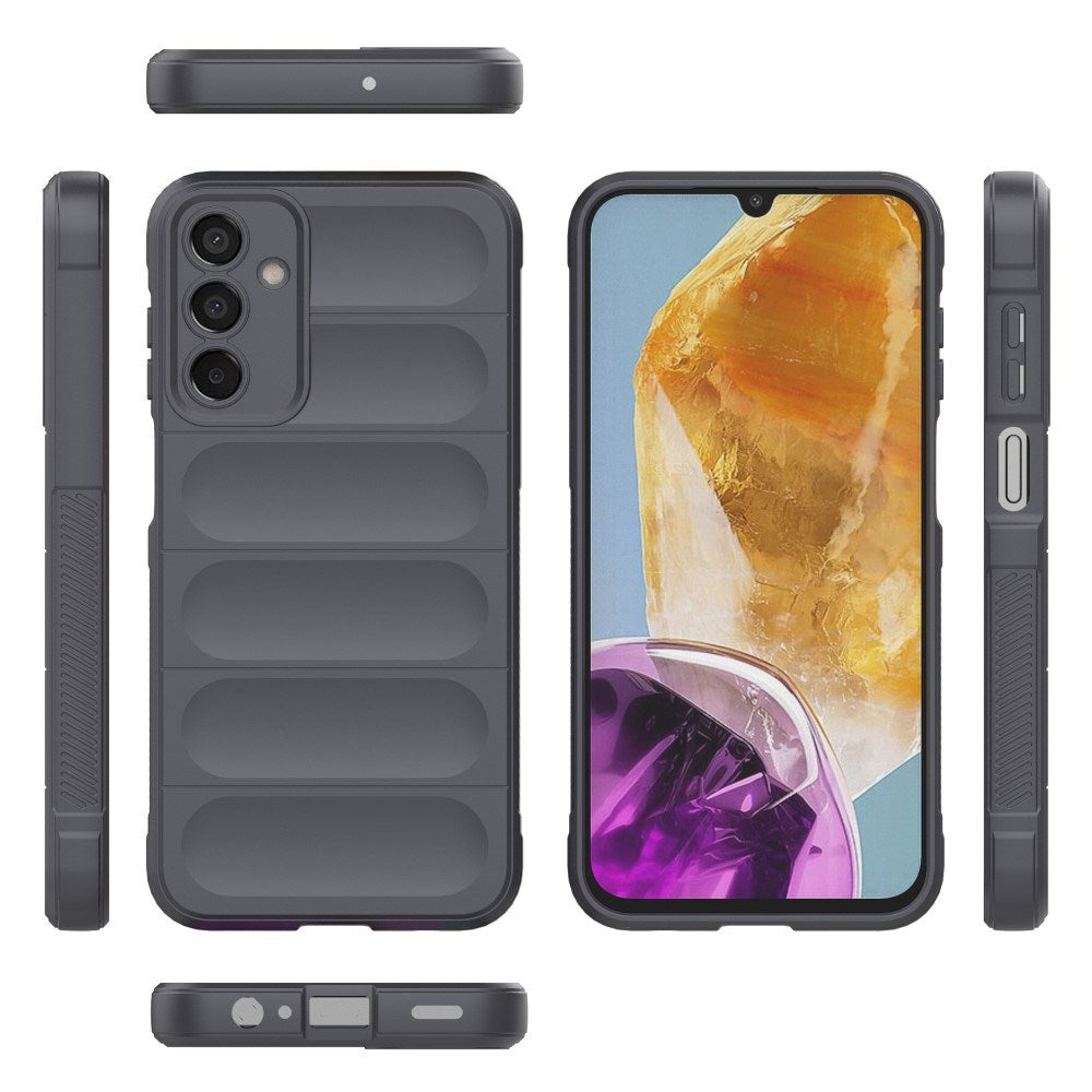 EIDERWOOD Samsung Galaxy M15 (5G) Fleksibelt Plastik Cover - Mørkegrå