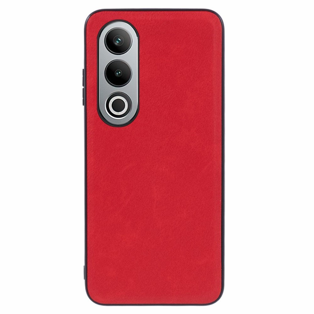 EIDERWOOD OnePlus Nord CE4 (5G) Hybrid Plastik Læderbelagt Cover - Rød