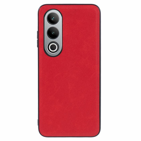 EIDERWOOD OnePlus Nord CE4 (5G) Hybrid Plastik Læderbelagt Cover - Rød