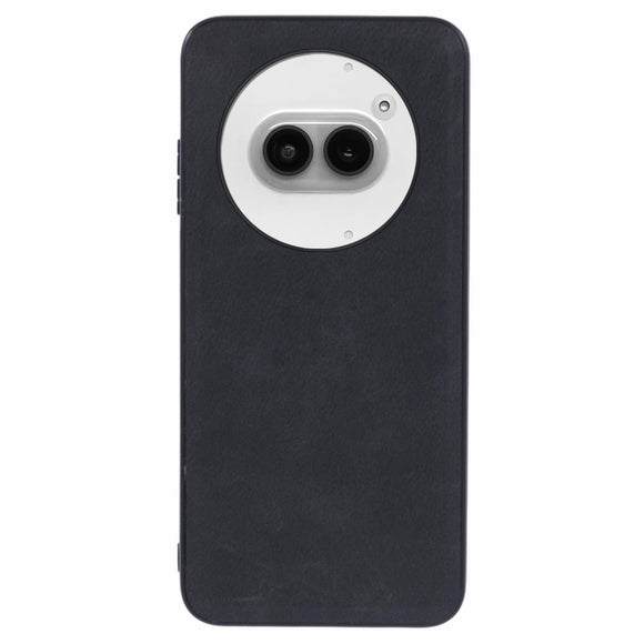 EIDERWOOD Nothing Phone (2a) / (2a) Plus Kunstlæder Cover m. Fleksibel Plastik Kanter - Sort