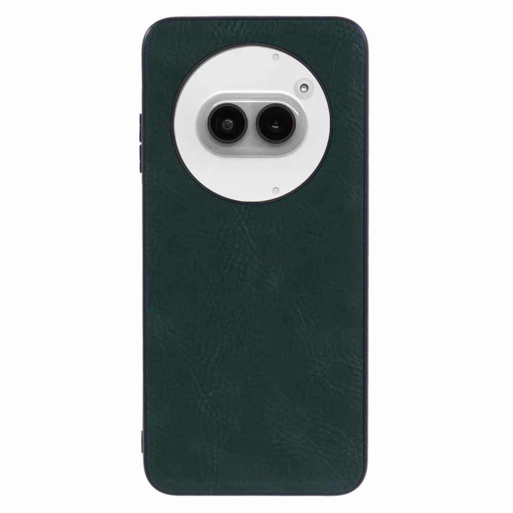 EIDERWOOD Nothing Phone (2a) / (2a) Plus Kunstlæder Cover m. Fleksibel Plastik Kanter - Grøn