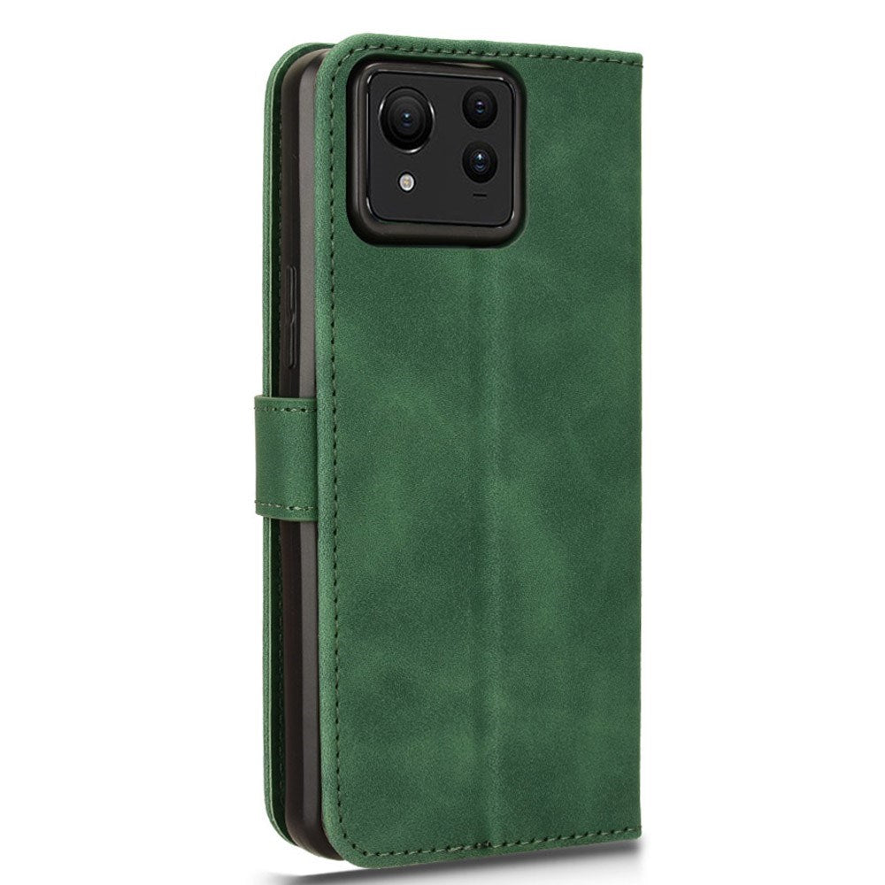 EIDERWOOD Asus Zenfone 11 Ultra Læder Cover m. Pung & Ståfunktion - Grøn