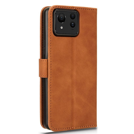 EIDERWOOD Asus Zenfone 11 Ultra Læder Cover m. Pung & Ståfunktion - Brun