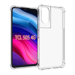 EIDERWOOD TCL 505 Cover m. Forstærkede Hjørner - Fleksibel Plast - Gennemsigtig