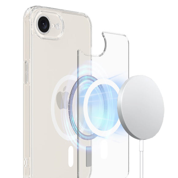 EIDERWOOD iPhone 17e / 16e MagSafe-Kompatibelt Fleksibelt Plast Cover - Gennemsigtigt